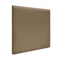 cabecero de polipiel liso hasta el suelo 145x120cm camas 135140 - marron claro