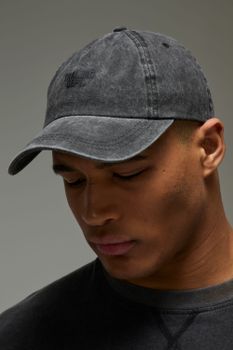 Gorra Con Lavado A La Piedra Training Dept, Negro