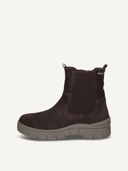 CAPRICE Bootie, brown, made of Leather without heel, Size 40