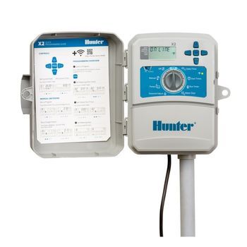 Programador Eléctrico Hunter X2 Wifi Exterior. De 4 A 14 Estaciones. (8 Zonas)