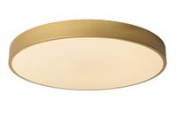 lampara de techo de acrilico con 1 led integrado oro mate  laton