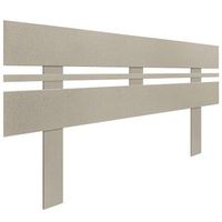 dhome cabecero acabado lino 140cm horizontal estilo ancho con patas madera reciclada dm herrajes incluidos 140cm horizontal ancho acabado lino
