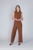 mono sin mangas brown xl
