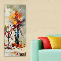 pintura decorativa lienzo dky5216360550120 multicolor 50x120