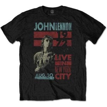 John Lennon Tops y Camisetas Live In NYC para hombre