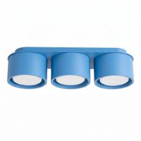 plafone azul claro aluminio alt 82 cm