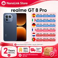 realme gt 8 pro 5g smartphone version eu snapdragon 8 elite gen 5 pantalla de 144hz camara ultra de 200mp carga inalambrica de 50w nuevo 2026