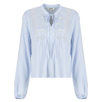 Only Blusa ONLLENNYO LS EMBROID V-NECK para mujer