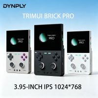 nueva consola de juegos retro portatil trimui brick pro de 395 pulgadas reproductor de videojuegos portatil con sistema linux de codigo abierto regalos para ninos