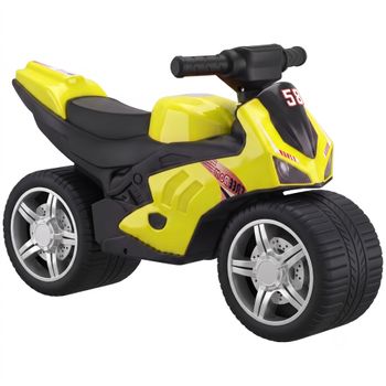 AIYAPLAY Bicicleta sin Pedales Moto Correpasillos con Música y Ruedas Extra Anchas para Niños y Niñas de 18 a 36 Meses Verde   Aosom España