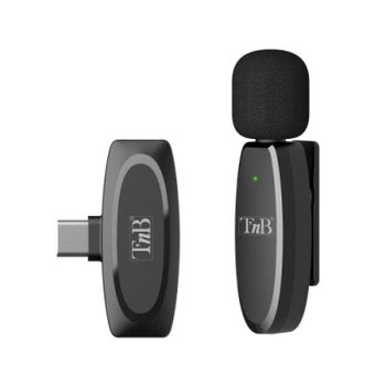 Micrófono TnB INLAPMICWL USB-C omnidireccional inalámbrico con reducción de ruido