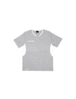 camiseta de baloncesto spalding shooting hombre gris melangeblanco