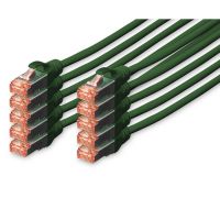 digitus cable de red s-ftp cat 6 lszh 2m verde 10 unidades
