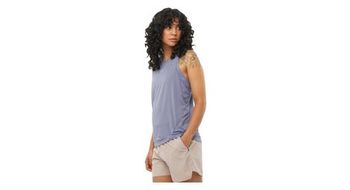 Camiseta de tirantes salomon shkout core violeta para mujer
