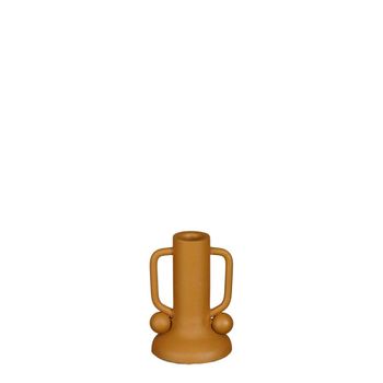 Candelero ula marrón claro  h12xb8xl8cm