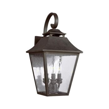 Aplique de pared de exterior galena (3 luces)