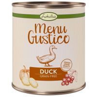 lukullus menu gustico saver pack 24 x 800g - duck with carrot cowberries  rosemary