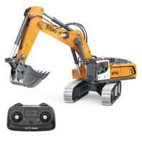 yi gong 636 970 150 rc simulacion modelo de ingenieria pista de aleacion bulldozerexcavadora rtr coche rc tornillo var