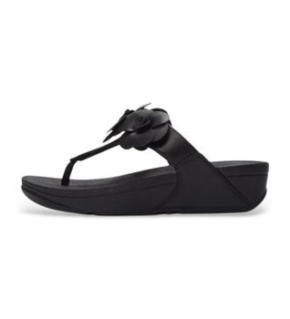 Fitflop para mujer. A4N-001 Sandalias Lulu Flower negro (42), 3 a 5cm, Ninguno, Casual