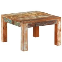 mesa de centro de madera maciza reciclada 55x55x35 cm vidaxl