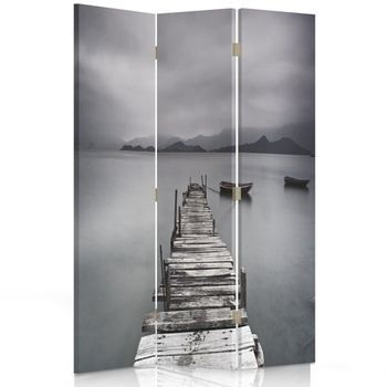 Biombo Ocean Bridge - Separador De Ambientes  Cm. 110x150 (3 Paneles)