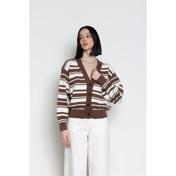 Kaos Collezioni Chaqueta de punto SPJSM001-CAFFE para mujer