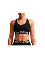 sujetador deportivo de fitness nike np df 365 ls mujer negro