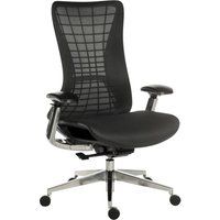 quantum mesh executive chair - black black