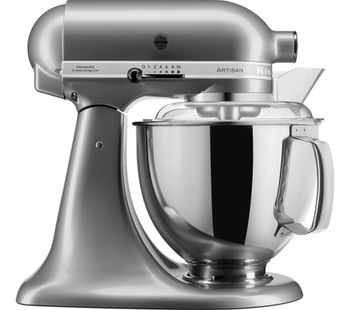 KITCHENAID Artisan 5KSM175PSBCU Stand Mixer - Contour Silver, Silver