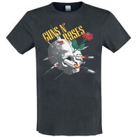 amplified clothing camiseta needle skull para mujer