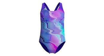 Banador speedo allover splashback violeta rosa nina