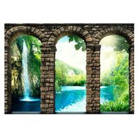 papel pintado 3d - cascada misteriosa 350x245 cm