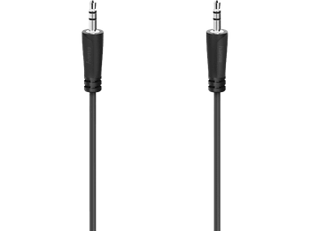 Cable audio - Hama 00205262, Jack 3.5 mm, 1.5 m, Negro