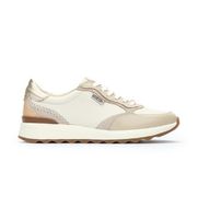 pikolinos para mujer w1m-6625c1 zapatillas de piel con cordones arrecife beige 37 plano casual