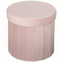 banco de almacenaje 38x38x38 cm rosa