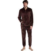admas chandal pijama pantalon sudadera cuello alto cremallera corduroy para hombre