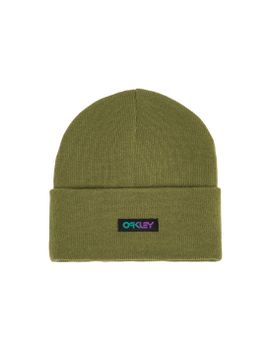 Gorro de Snow Oakley B1B Gradient Patch Beanie Hombre Verde
