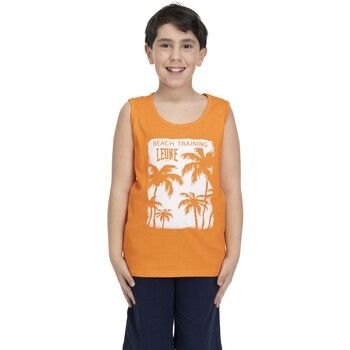 Leone 1947 Camiseta tirantes Boy Tank + Bermuda Beach para niño