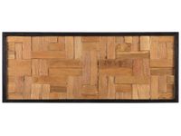 decoracion de pared madera 40 cm marron