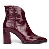 wonders zapatos de tacon botin aurora 44 burdeos coco para mujer