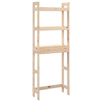 Estante De Baño Madera Maciza De Pino 63x26x171 Cm Vidaxl