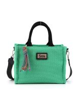 bolso con asas verde simosastre s1006 uni