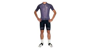 Maillot rafal horizon de manga corta morado