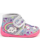 de angelitos pantufla infantil unicornio 138 gris