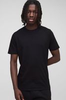 camiseta basica ajustada negro