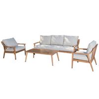 set sofa 3p y 2 sillones y mesa ce ntro aluminiocuerda