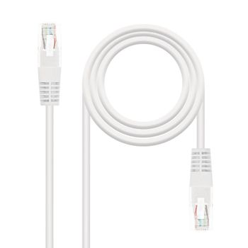 Nanocable Cable de Red RJ-45 UTP AWG24 Cat.6 1m Blanco
