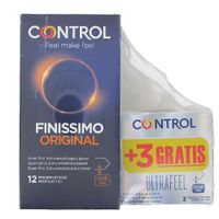 control finissimo original 12 preservativos  3 ultra feel