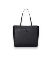 lauren ralph lauren para mujer 431960183003 bolso tote cameryn grande piel granulada blanco roto osfa casual