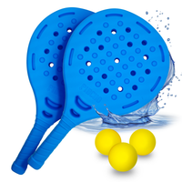 palas de padel playa juega estilo badminton pickleball beach tenis raquetas de playa 2 palas  3 pelotas eva impermeable al agua